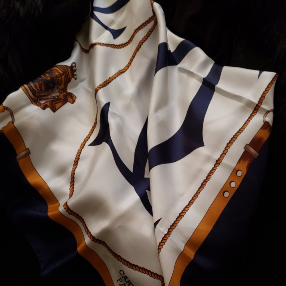 CARTIER Paris Vintage Silk Scarf